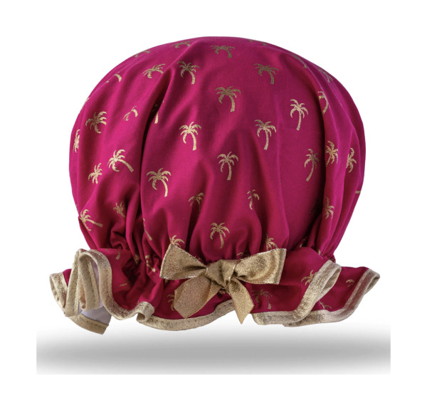 Dilly Daydream GOLD PALM SHOWER CAP Duschhaube