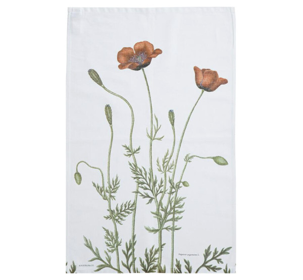 Koustrup & Co PRICKLY POPPY KITCHEN TOWEL Geschirrtuch, Bio-Baumwolle