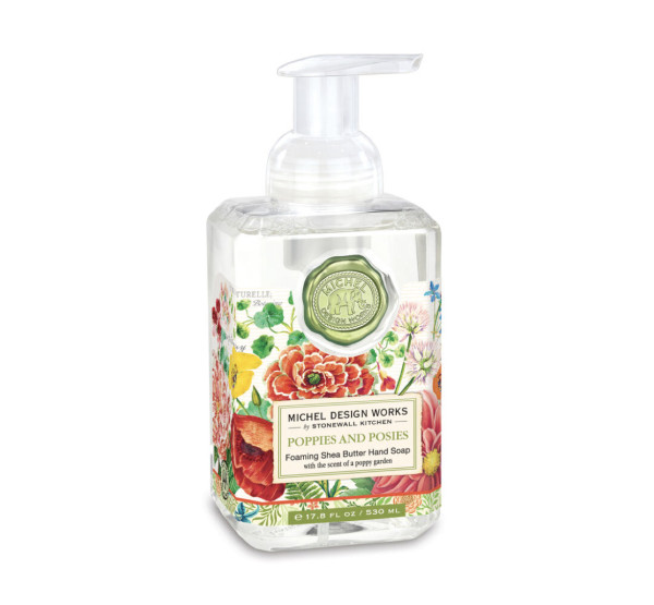 Michel Design Works POPPIES & POSIES FOAMING HAND SOAP Sheabutter-Handseife Schaumseife