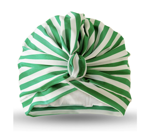 Dilly Daydream STRIPEY GREEN SHOWER TURBAN Duschturban