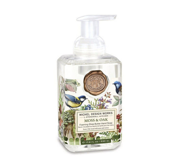 Michel Design Works MOSS & OAK FOAMING HAND SOAP Sheabutter-Handseife Schaumseife 