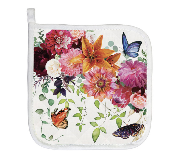 Michel Design Works SWEET FLORAL MELODY POTHOLDER Topflappen