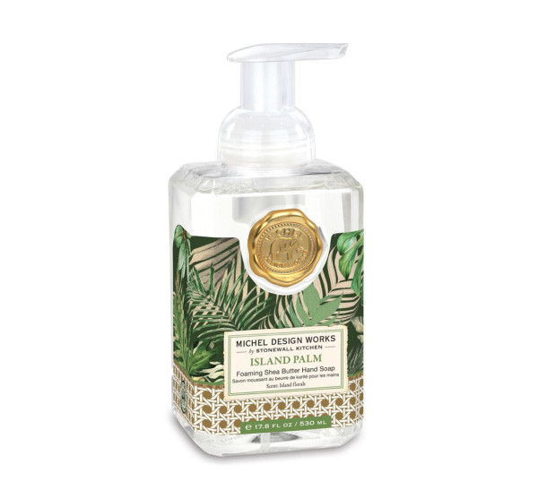 Michel Design Works ISLAND PALM FOAMING HAND SOAP Sheabutter-Handseife Schaumseife