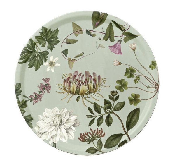 Koustrup & Co FLORA DANICA SERVING TRAY Serviertablett, rund Ø 38 cm