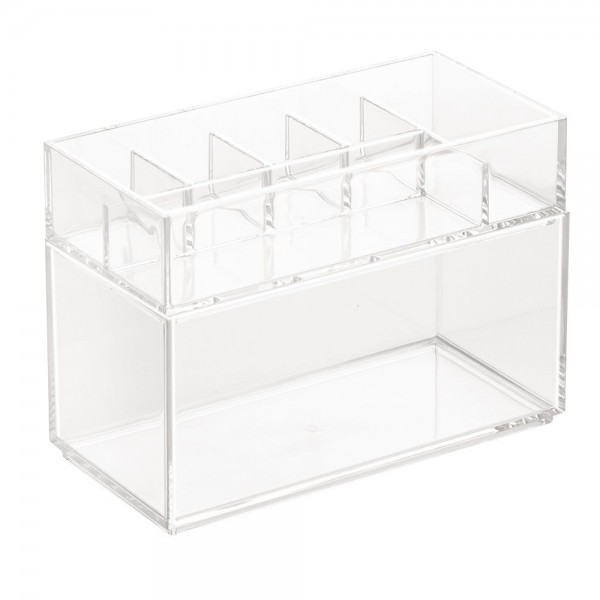 InterDesign CLARITY STACKERS 39950EU Organizerkästchen 2-teilig rechteckig