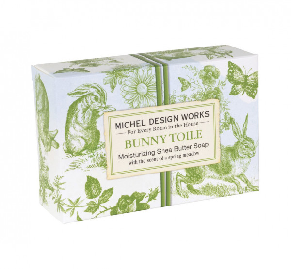 Michel Design Works Handseife in Geschenkbox BUNNY TOILE