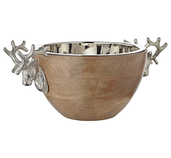 Edzard STAG MANGO WOOD BOWL Hirsch Schale, Mangoholz