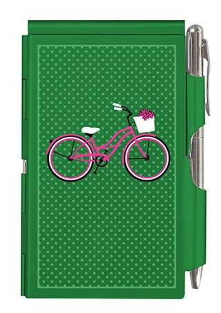 Troika BICYCLE Flip Notes® Notizblock mit Metalletui