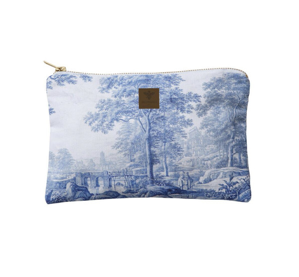 Koustrup & Co LANDSCAPE COSMETIC BAG FLAT Kosmetiktasche, Bio-Baumwolle