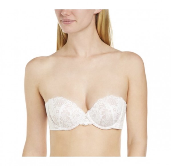 MAGIC Bodyfashion Balconette Klebe-BH Luxury Lace Wing Bra ivory elfenbein 