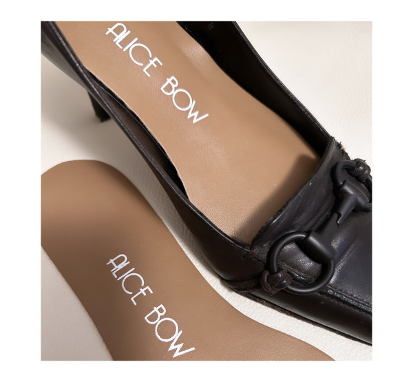 Alice Bow INSOLES for HIGH HEELS & FLATS Leder-Einlegesohlen Summer Stone