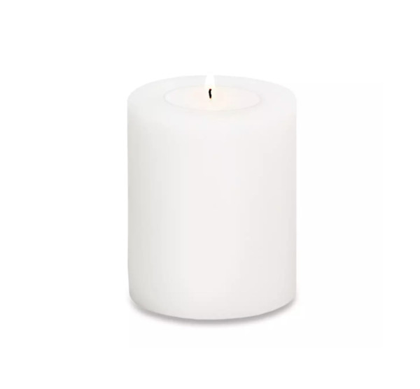 Edzard CORNELIUS TEALIGHT HOLDER Dauerkerze, Teelichthalter weiss Ø 8 cm Höhe 9 cm
