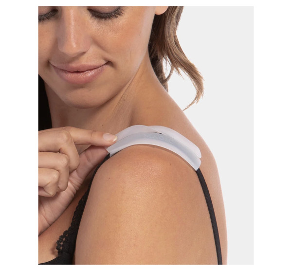 Magic Bodyfashion COMFORT STRAP Anti-Rutsch-Silikonpolster, BH-Trägerpolster transluzent