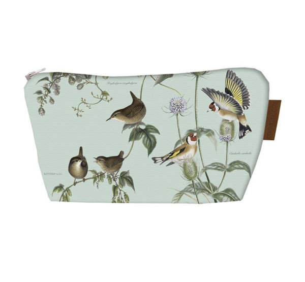 Koustrup & Co BIRDS IN THE GARDEN COSMETIC BAG Kosmetiktasche, Bio-Baumwolle