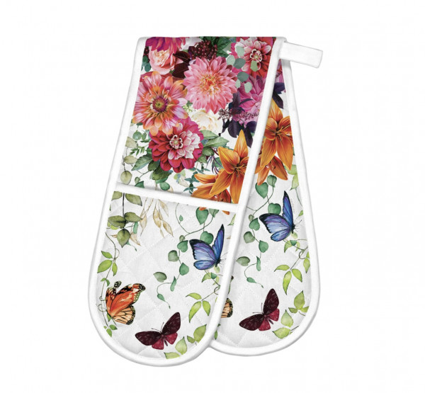 Michel Design Works SWEET FLORAL MELODY DOUBLE OVEN GLOVE Doppel-Ofenhandschuhe
