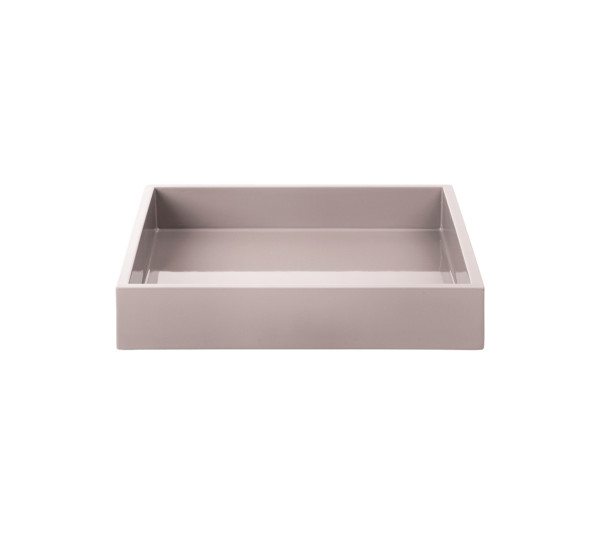 mojoo LUX SMALL TRAY Lacktablett, lavender rechteckig 19 x 19 x 3,5 cm