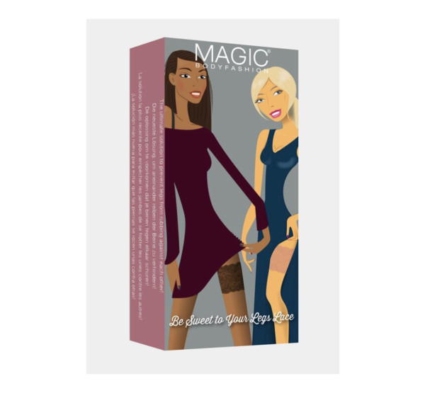 Magic Bodyfashion BE SWEET TO YOUR LEGS LACE Oberschenkelbänder Schwarz