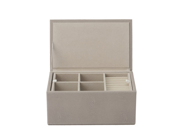 mojoo STING JEWELLERY BOX SMALL Schmuckkasten 24 x 15 x 10,5 cm fawn hellbeige