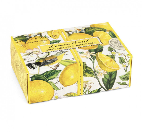 Michel Design Works Handseife in Geschenkbox LEMON BASIL