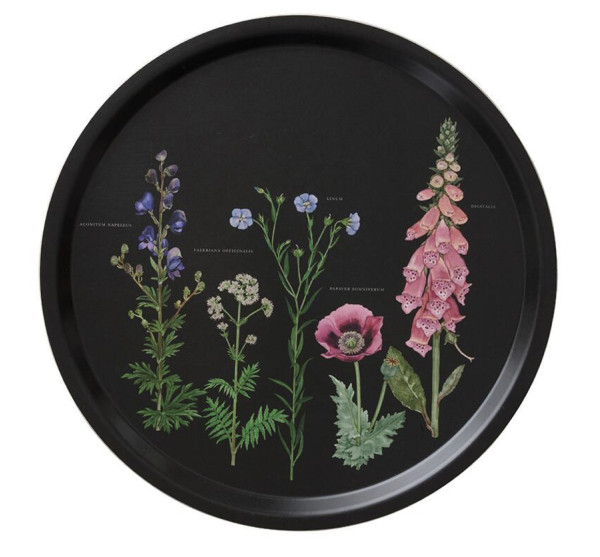 Koustrup Co MONASTERY GARDEN ROUND SERVING TRAY Serviertablett, round diameter 38 cm