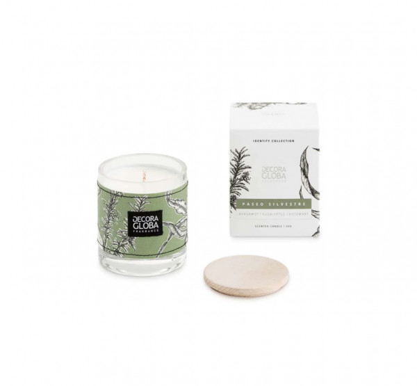 Decoragloba WILD MEADOW SCENTED CANDLE Duftkerze im Glas 100% Soja-Wachs