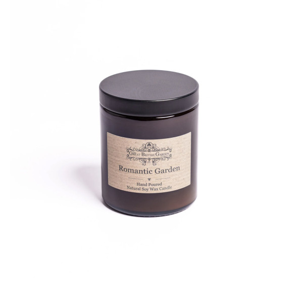 The Great British Garden Company ROMANTIC GARDEN SCENTED CANDLE Duftkerze Sojawachs