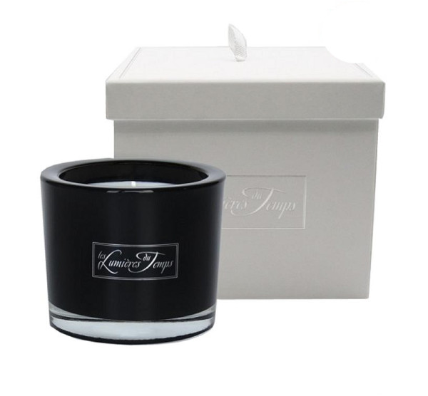 Les Lumieres du Temps AMBER SCENTED CANDLE Duftkerze im Glas 100% veganes Wachs