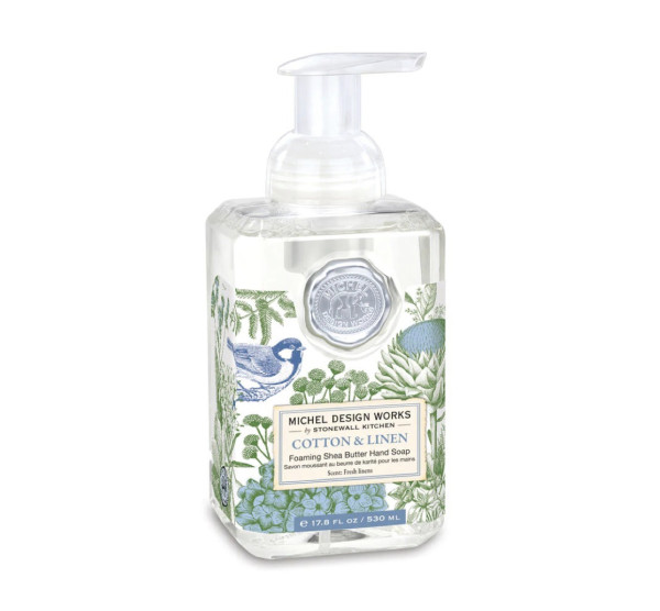 Michel Design Works COTTON & LINEN FOAMING HAND SOAP Sheabutter-Handseife Schaumseife