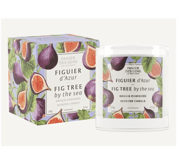 Panier des Sens FIG TREE BY THE SEA SCENTED CANDLE Feigenbaum Duftkerze im Glas 275 g