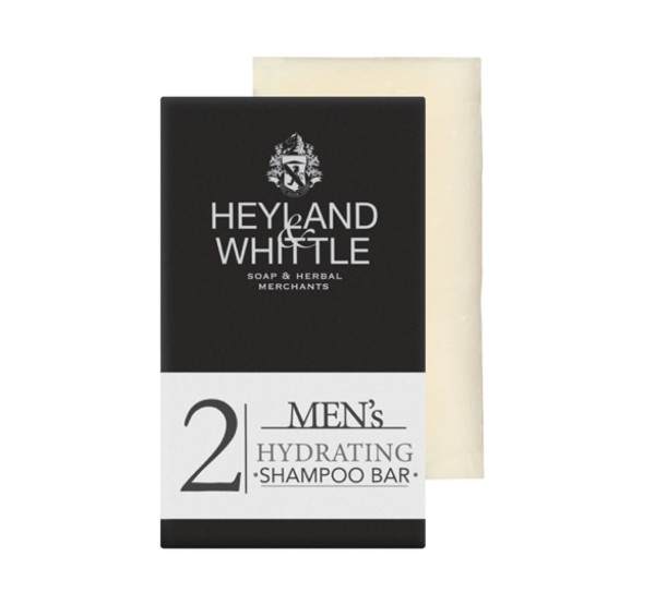 Heyland & Whittle MEN'S HYDRATING SHAMPOO BAR Feuchtigkeitsspende Shampoo-Seife, 130 g